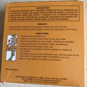 2, Loreal, Sublime Bronze, Self Tanning Towelettes
